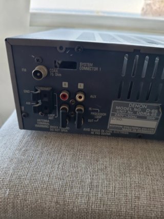 Denon D-65 Amplificador Estéreo Mini LEER!
