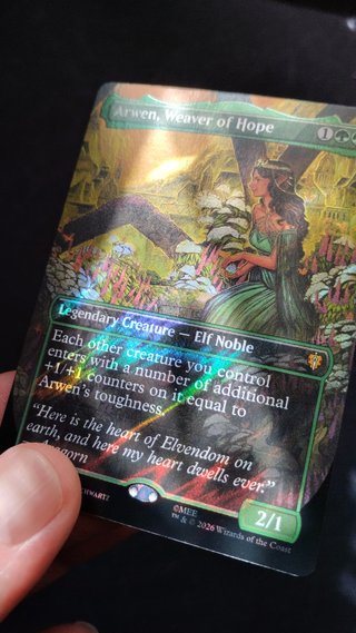 MTG Hobbit Arwen, Weaver of Hope Foil