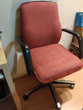 Silla de oficina ergonómica de tela
