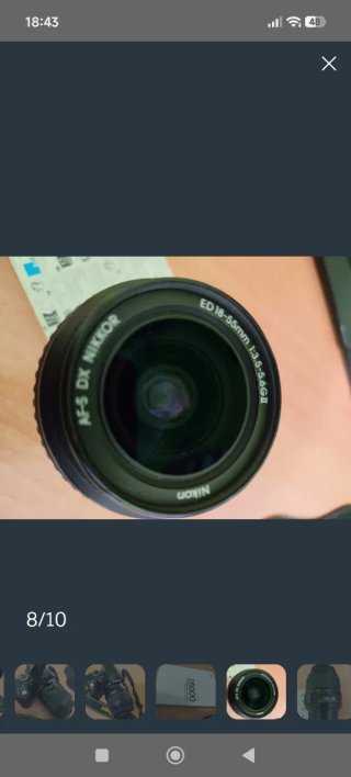 Nikon D5000 + Objetivo 18-55mm + Accesorios
