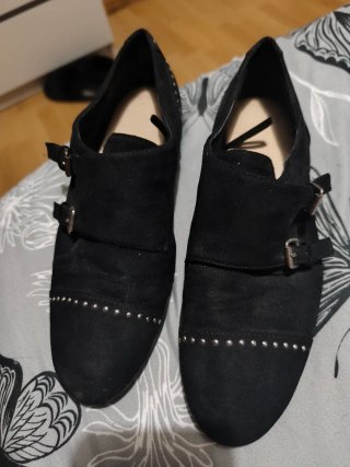 Mocasines ante negros T37