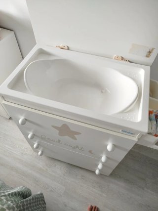 Cambiador cómoda bañera