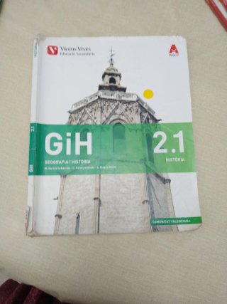 Libro de geografía o historia de Vicens vives 2Eso