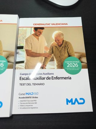 Libros oposición Auxiliar de enfermería