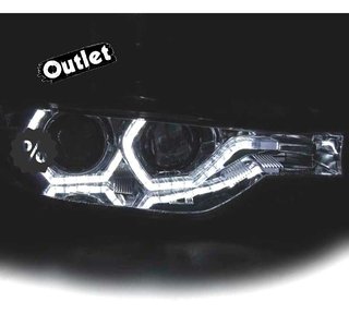 GF FAROS BMW F30 F31 LCI 15-18 LUZ DIURNA LED DRL CROMADOS R