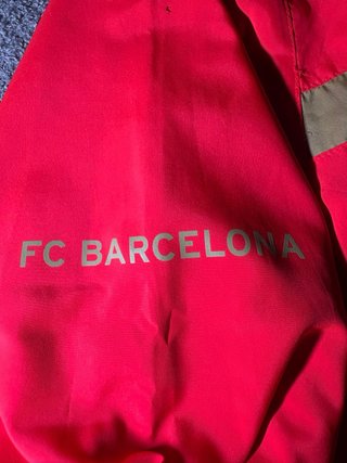 Chaqueta Nike x Barça Vintage Roja y Marrón