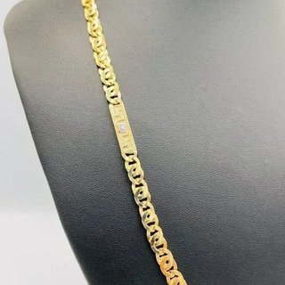 Cadena Tipo Cartier Medusa Bicolor 6mm 18K
