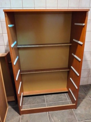Cómoda de madera con 6 cajones