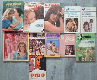 "LOTE " 11 novelas de diferentes temáticas