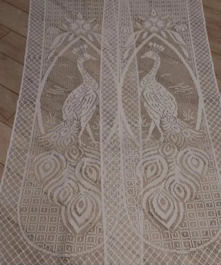 2 Tende Lunghe bianche Nuove. Misure: 60x225 cm