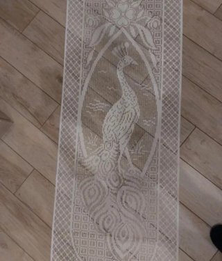 2 Tende Lunghe bianche Nuove. Misure: 60x225 cm