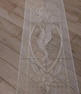2 Tende Lunghe bianche Nuove. Misure: 60x225 cm