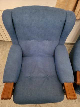 2 Sillones individuales azules