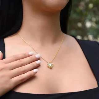 Rosa Eterna y Collar A Mi Hija