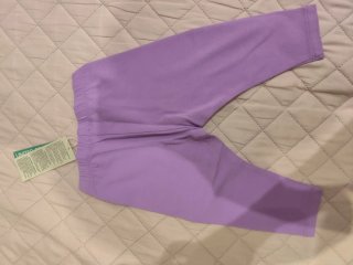 Leggings niña morados talla 12-18 meses