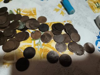Monedas Cobre 1870-1879 (Más de 80)