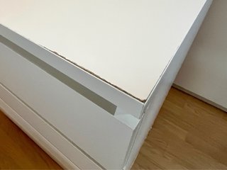 Cómoda MALM IKEA 4 cajones blanca