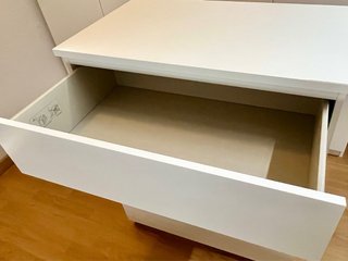 Cómoda MALM IKEA 4 cajones blanca