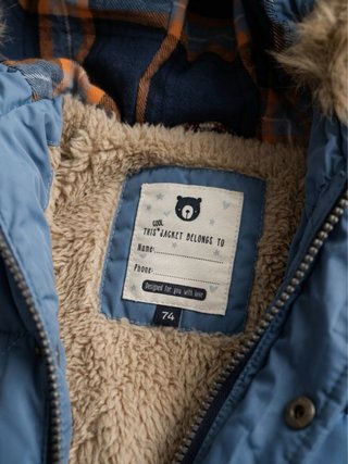 Abrigo / Anorak de invierno bebé talla 74 (6-9 mes