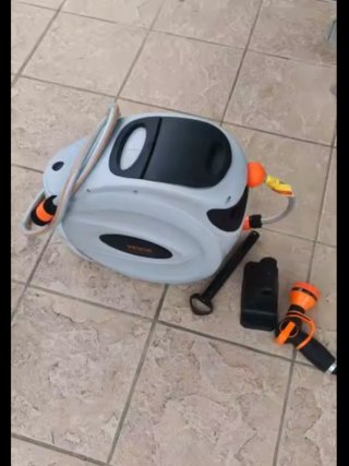 Manguera Vevor 25m con Enrollador