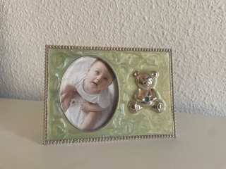 Portafotos bebé con osito