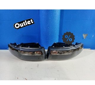 GF FAROS SEAT LEON TOLEDO 99-05 OJOS ANGEL FONDO NEGRO R1449