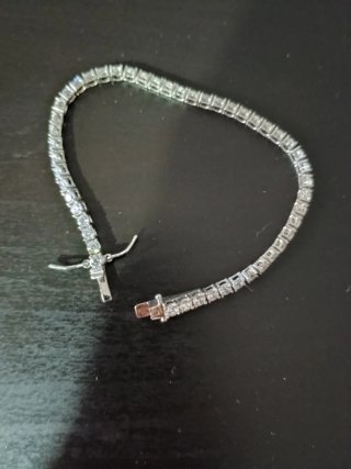 Pulsera Plata Ley Circonitas