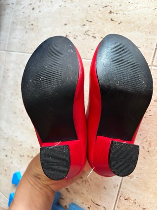 Zapatos Distfraz Flamenco Niña Rojos Talla 26