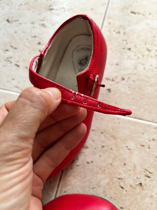 Zapatos Distfraz Flamenco Niña Rojos Talla 26