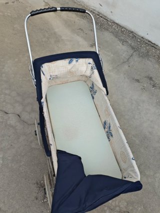 Carrito Bebé Vintage 1975 Azul