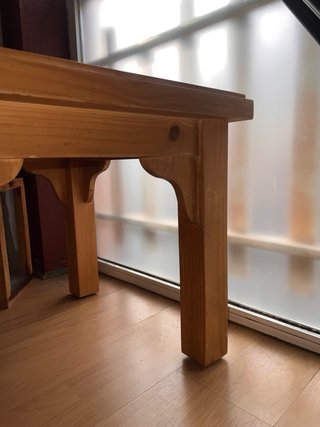 Mesa auxiliar madera Artespaña