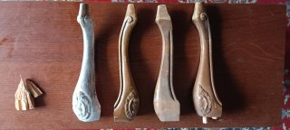 Restos de Mueble Antiguo Madera