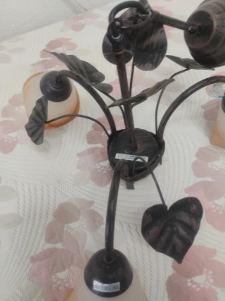 Lámpara de techo 3 tulipas