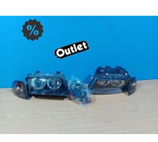 GF FAROS AUDI A4 B5 94-98 OJOS ANGEL CLASSIC NEGROS R011257C