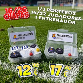 Real Sociedad 26/27 - FútbolCHAPAS