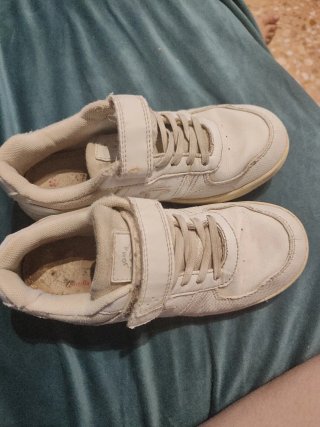 Zapatillas blancas niña talla 34 joma