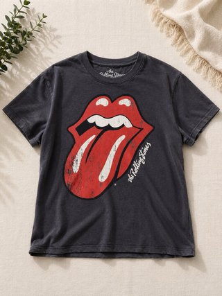 Camiseta The Rolling Stones Negra