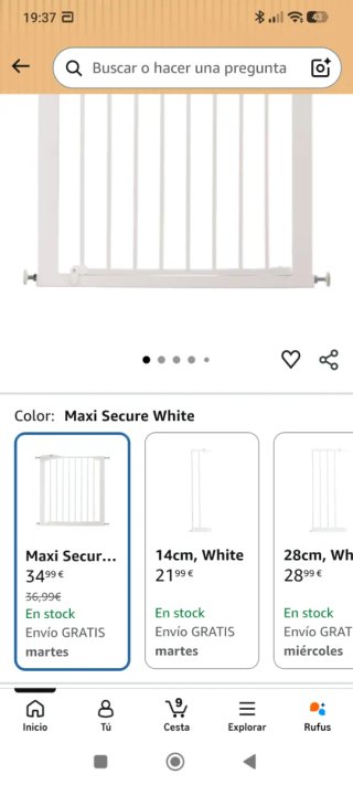 2 Barandillas de seguridad blanca Munchkin