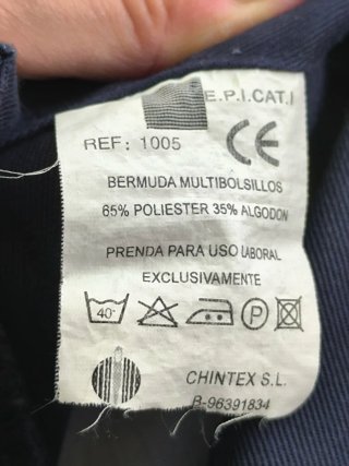 Bermudas azules con bolsillos