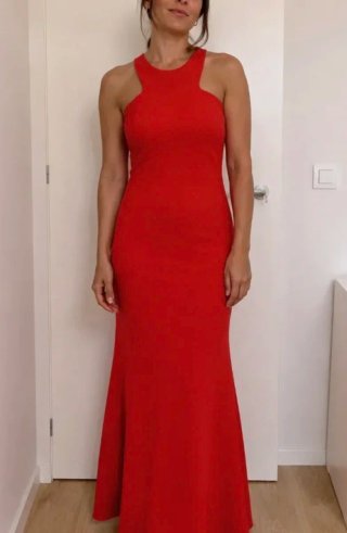 Espectacular vestido largo de fiesta