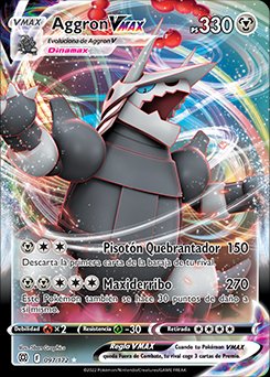 Carta Pokémon Aggron VMAX PS 330