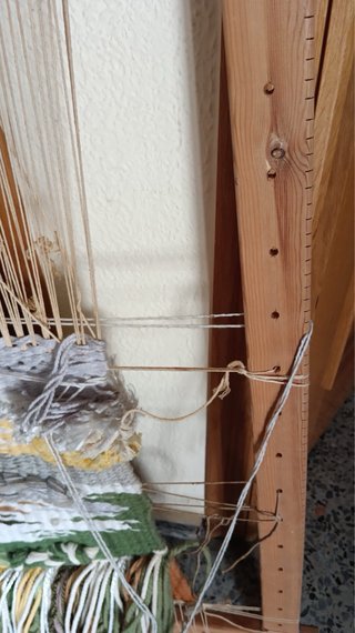 Bastidor de madera para tapiz