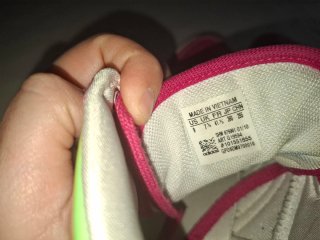 Deportivas Adidas rosas y verdes