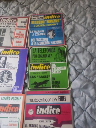 Lote N  1 Revista Índice años 1970