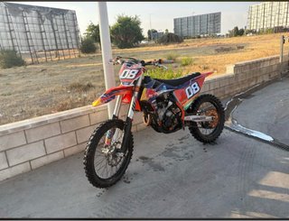 Moto Cross Naranja/Roja
