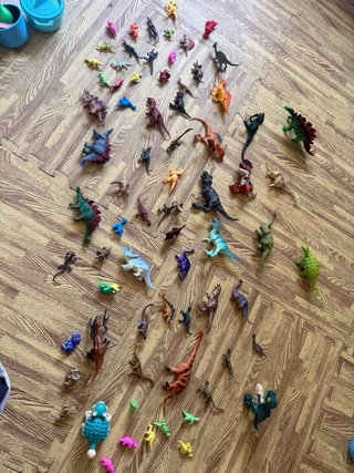 Set de dinosaurios de juguete