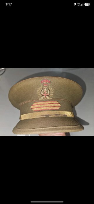 Gorra militar academia años 80