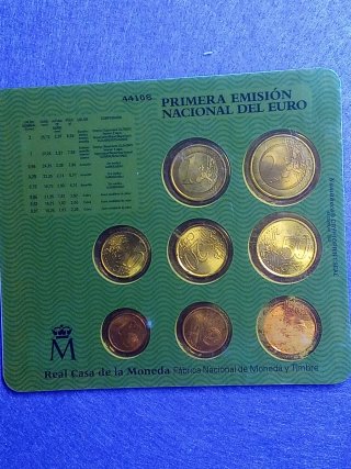Lote monedas euro España 1999