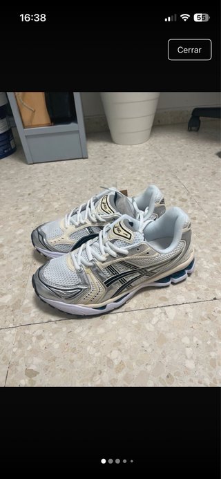 Asics Gel Plata y Blanco