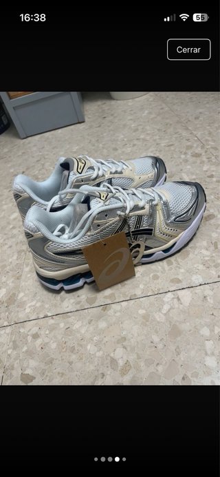 Asics Gel Plata y Blanco